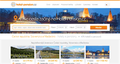 Desktop Screenshot of hotel-pension.cz